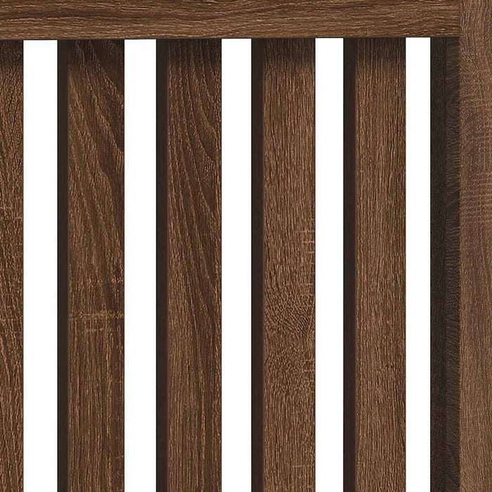 Copertura per radiatori Rovere Marrone 112 x 19 x 81,5 cm 884104