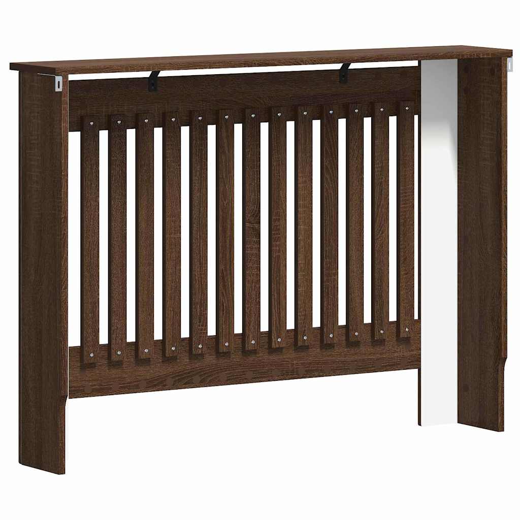 Copertura per radiatori Rovere Marrone 112 x 19 x 81,5 cm 884104