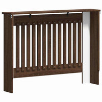 Copertura per radiatori Rovere Marrone 112 x 19 x 81,5 cm 884104