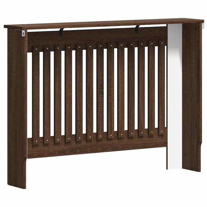 Copertura per radiatori Rovere Marrone 112 x 19 x 81,5 cm 884104