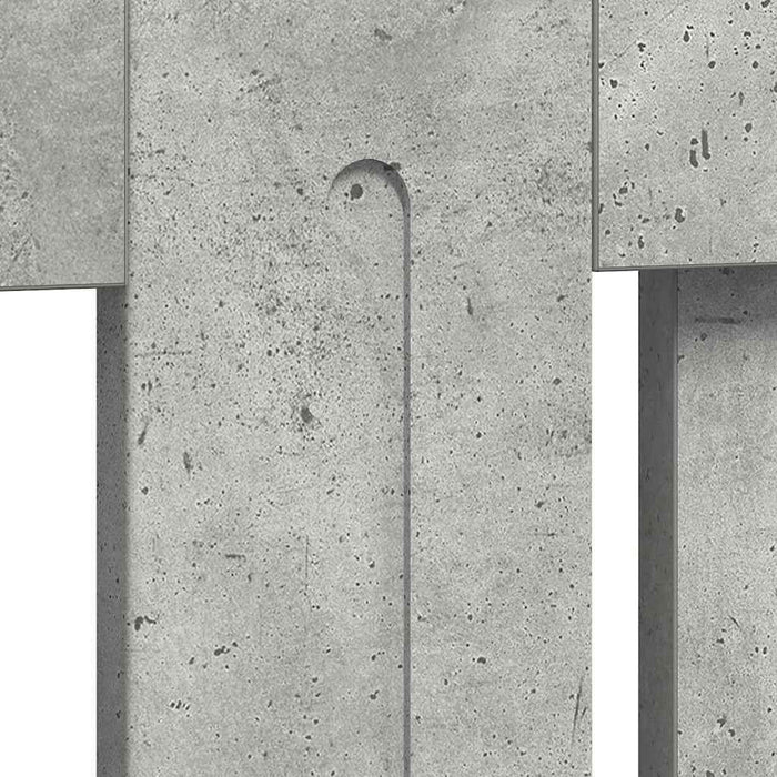 Copertura per radiatori Grigio cemento 112 x 19 x 81,5 cm 884105