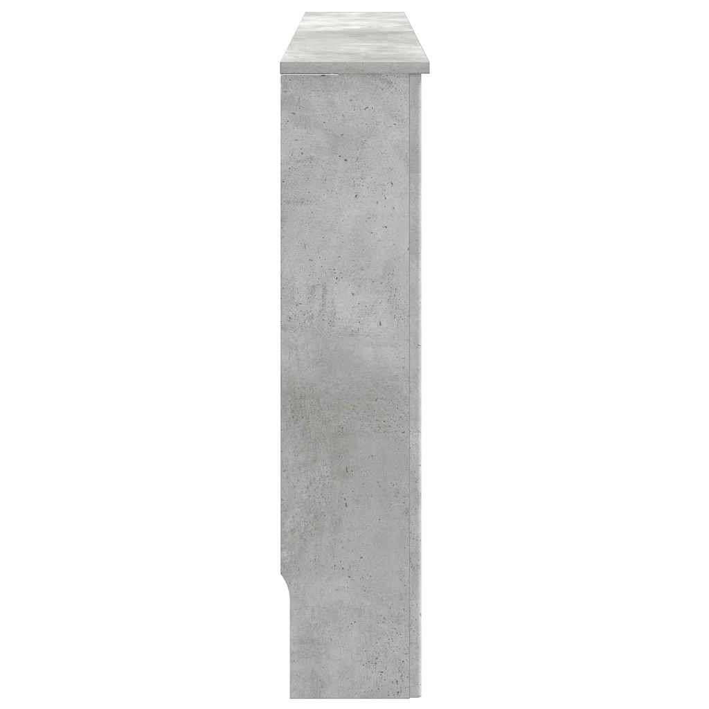 Copertura per radiatori Grigio cemento 112 x 19 x 81,5 cm 884105