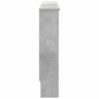 Copertura per radiatori Grigio cemento 112 x 19 x 81,5 cm 884105