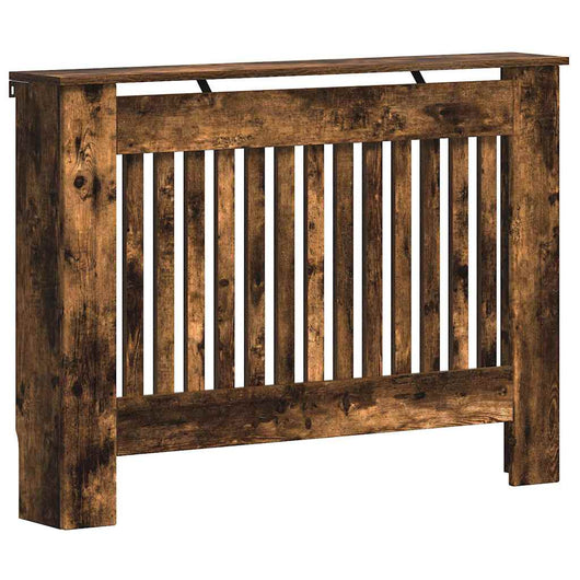 Copertura per radiatori Rovere fumé 112 x 19 x 81,5 cm 884108