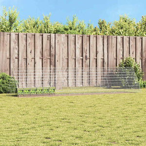 Gabbia per Conigli Argento 215 x 100 x 85 cm Acciaio zincato 42019230