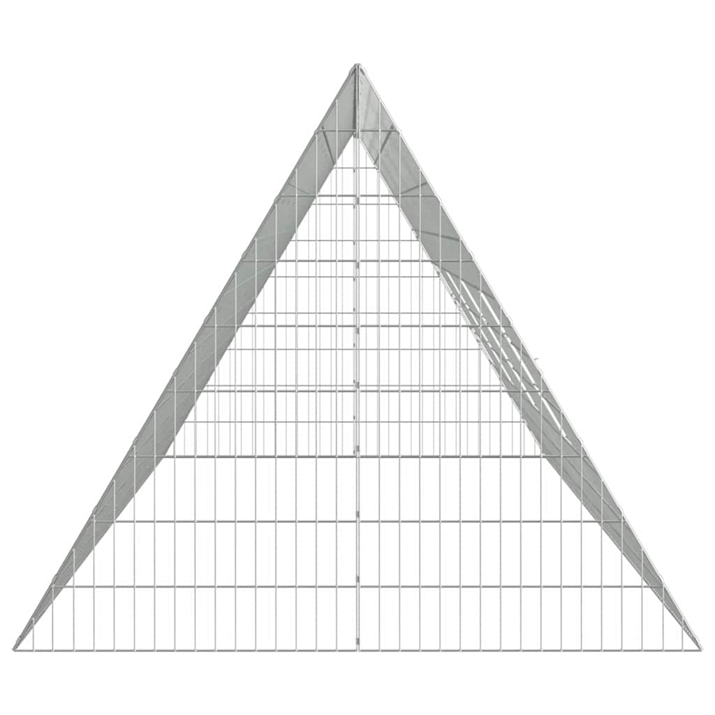 Gabbia per Conigli Argento 215 x 100 x 85 cm Acciaio zincato 42019230
