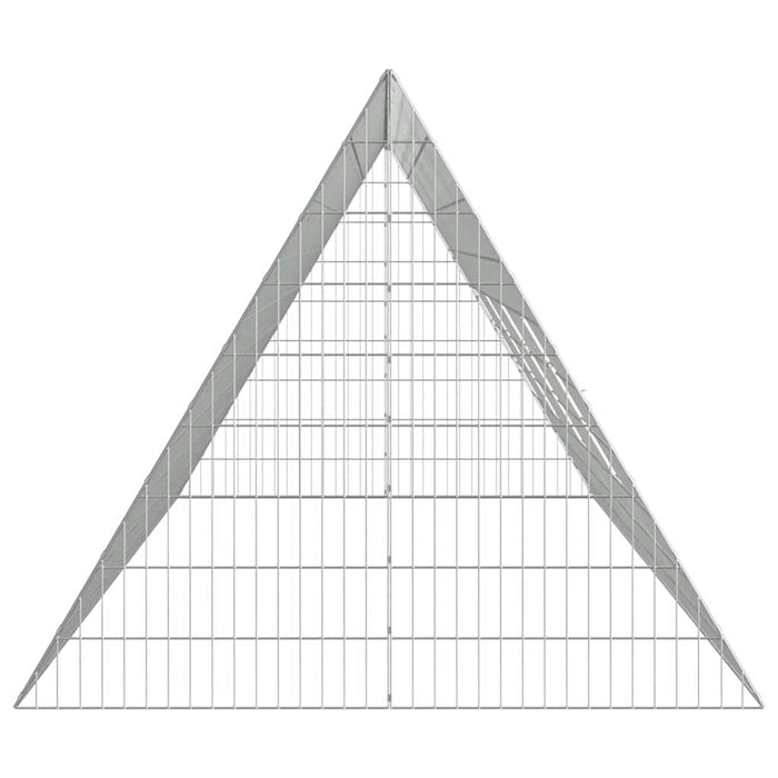 Gabbia per Conigli Argento 215 x 100 x 85 cm Acciaio zincato 42019230