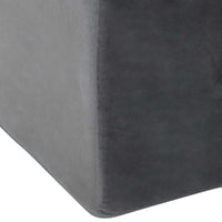 Cuscino per le Gambe Grigio 68 x 40 x 18 cm 42020185