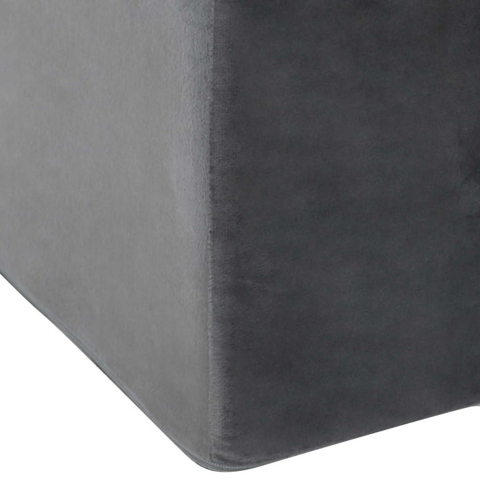 Cuscino per le Gambe Grigio 68 x 40 x 18 cm 42020185