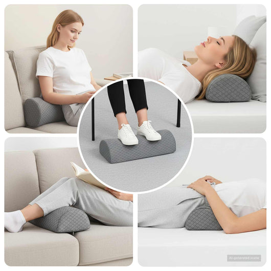 Cuscino per le Gambe Geometrico Grigio 42020197