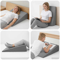 Cuscino a Wedge Tinta unita Grigio 42020205