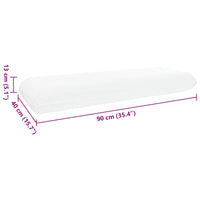 Cuscino da Letto Tinta unita 70 x 36 x 13 cm 42020231