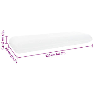 Cuscino da Letto Tinta unita 70 x 36 x 13 cm 42020233