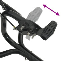 Spanditore Nero 106 x 53 x 75 cm PVC e Acciaio 42019628