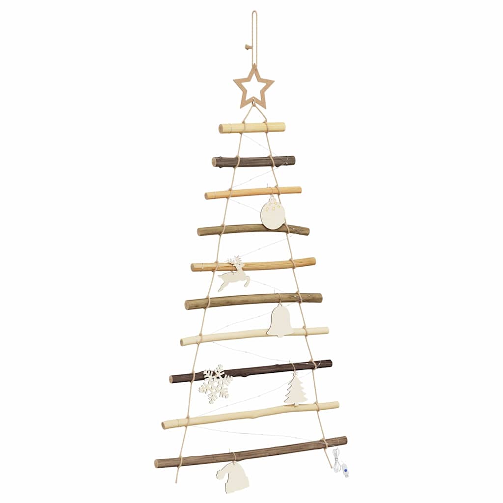 Albero di Natale Naturale 90 cm legno massiccio di frassino 42020258