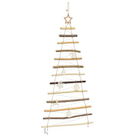 Albero di Natale Naturale 120 cm legno massiccio di frassino 42020259