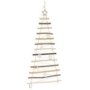 Albero di Natale Naturale 120 cm legno massiccio di frassino 42020259
