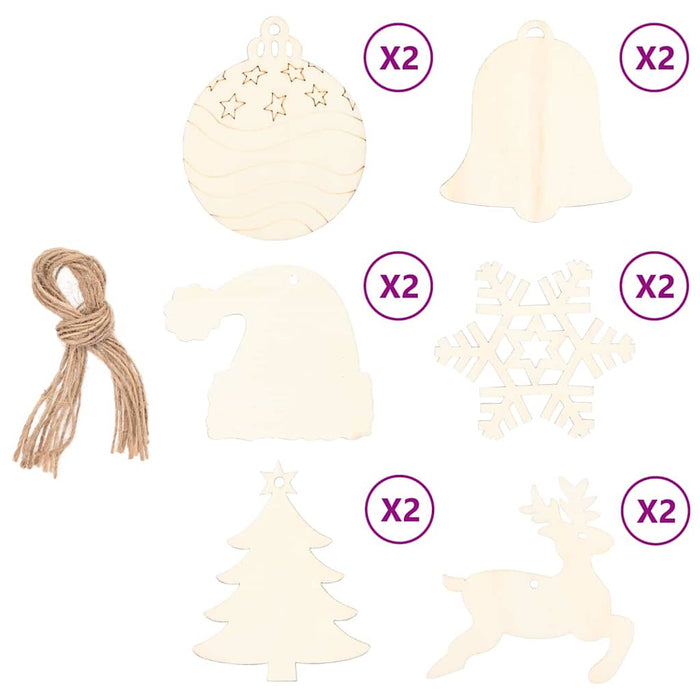 Albero di Natale Naturale 150 cm legno massiccio di frassino 42020260