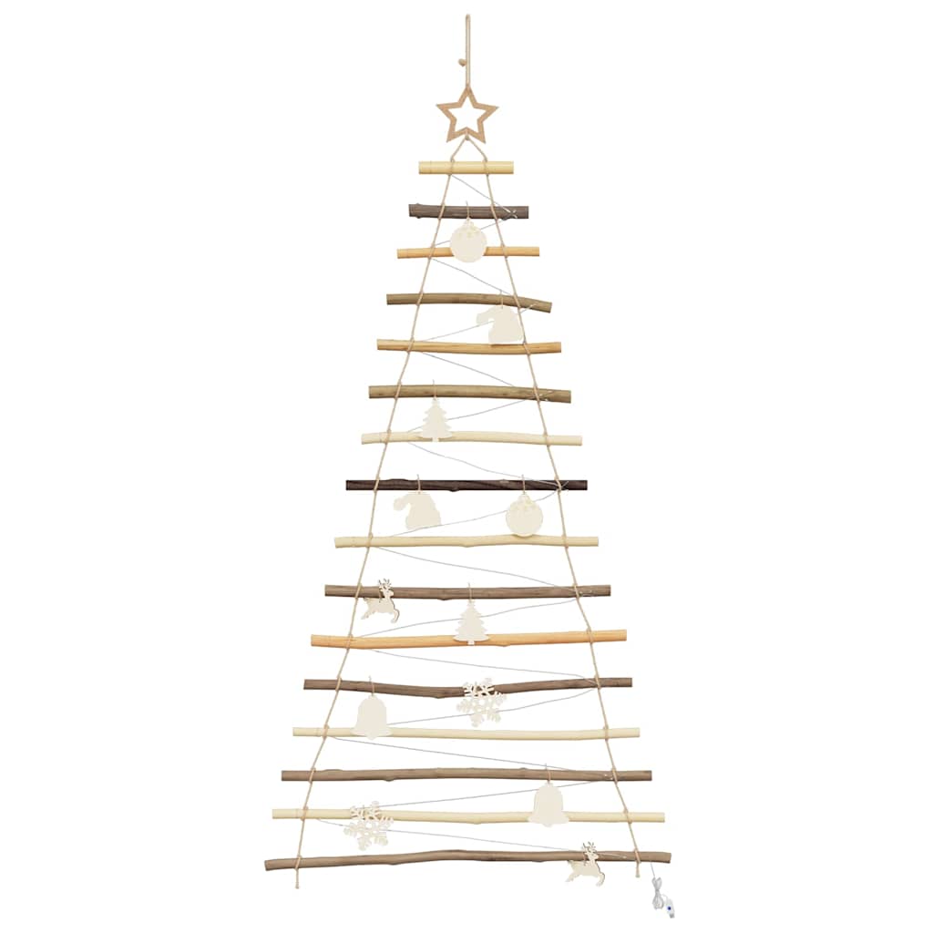 Albero di Natale Naturale 150 cm legno massiccio di frassino 42020260