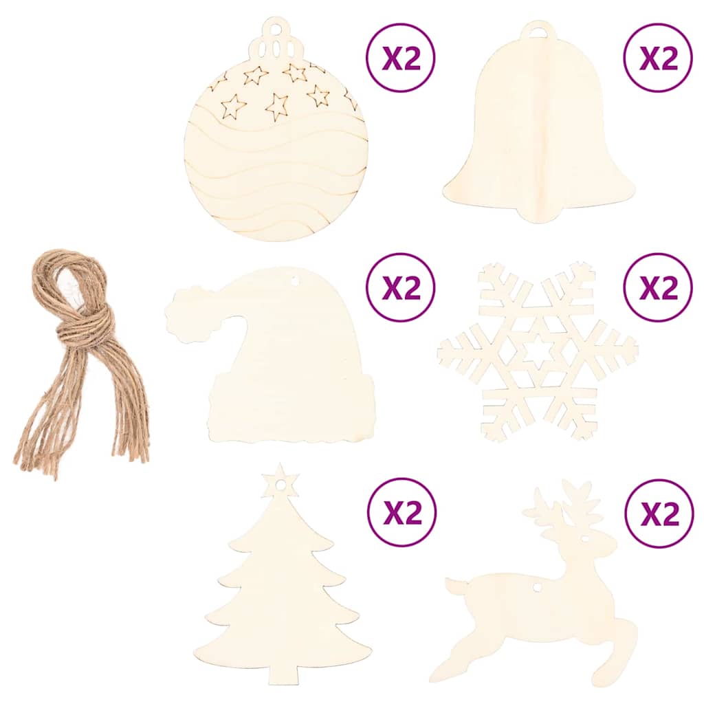 Albero di Natale Naturale 180 cm legno massiccio di frassino 42020261