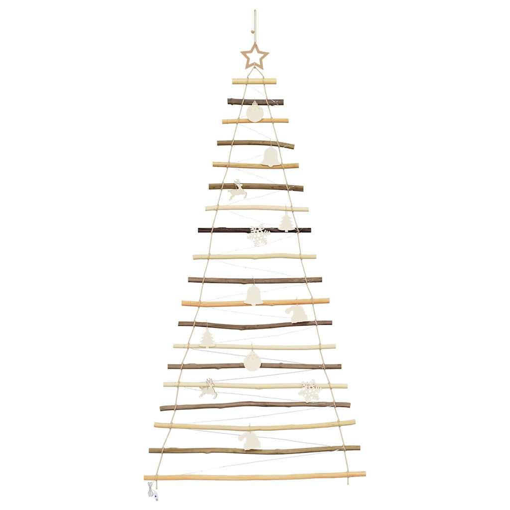 Albero di Natale Naturale 180 cm legno massiccio di frassino 42020261