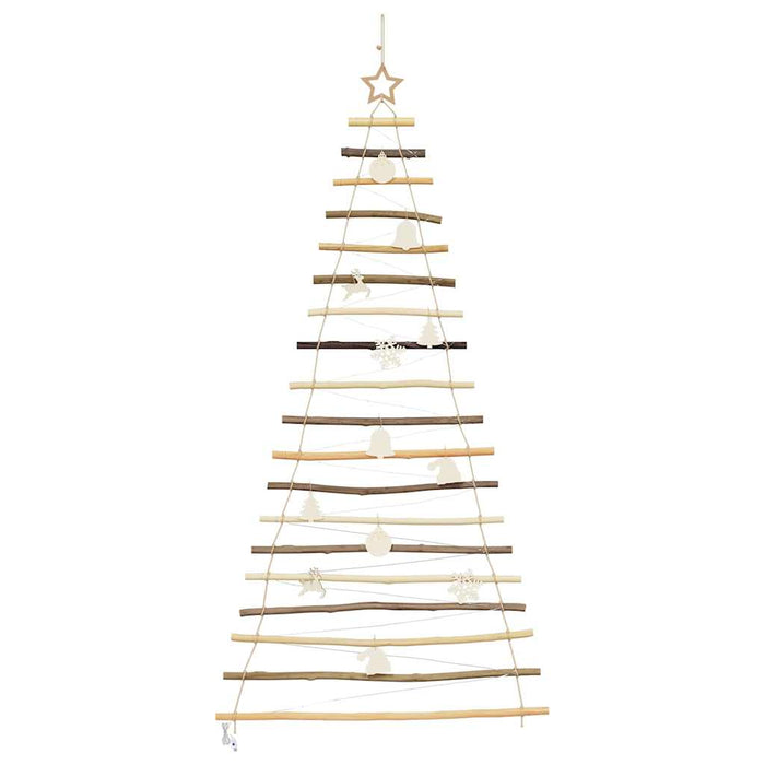 Albero di Natale Naturale 180 cm legno massiccio di frassino 42020261