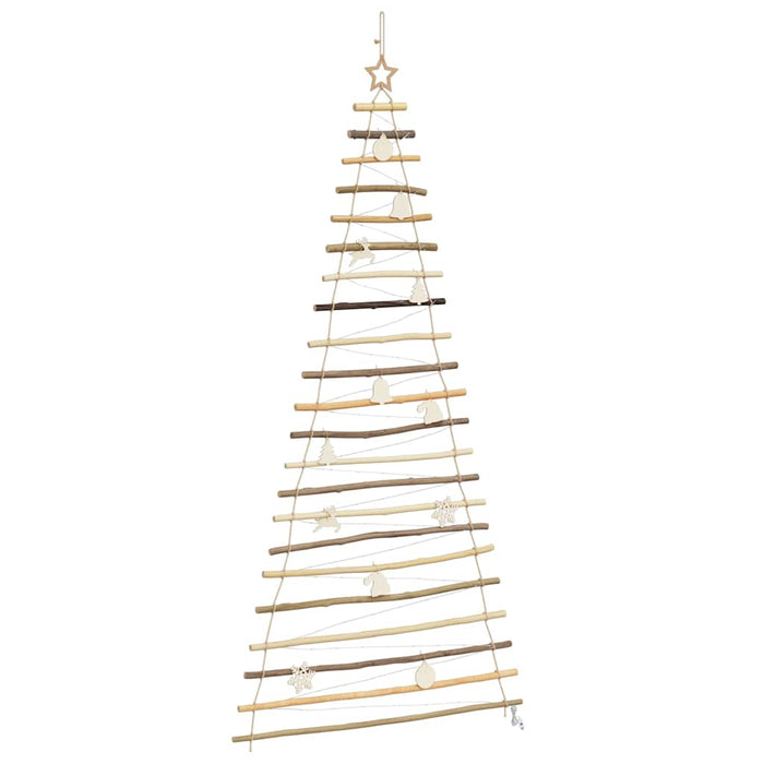 Albero di Natale Naturale 210 cm legno massiccio di frassino 42020262