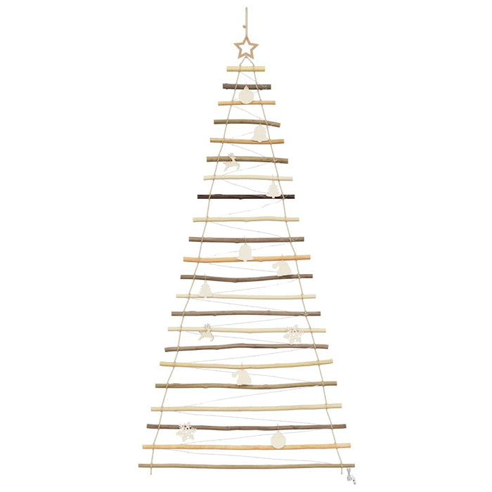 Albero di Natale Naturale 210 cm legno massiccio di frassino 42020262