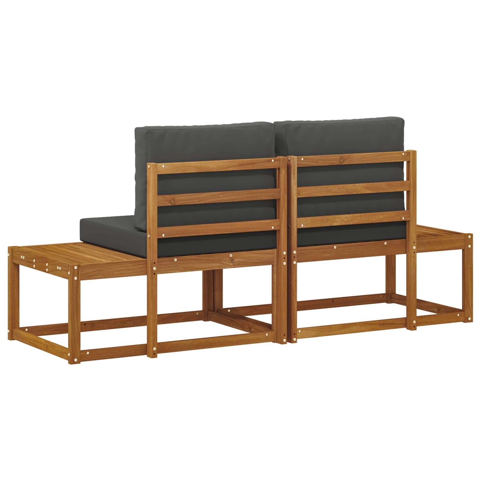 Divano Finale da Esterno 2 Pezzo Naturale e Antracite 900481