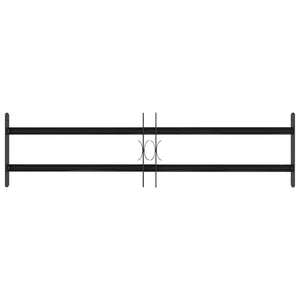 Griglia Finestra Nero 115 x 30 cm Acciaio verniciato a polvere 42020559