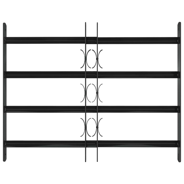 Griglia Finestra Nero 75.5 x 60 cm Acciaio verniciato a polvere 42020564