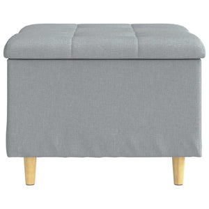 Sgabello Button Grigio chiaro 60 x 60 x 45 cm Tessuto 876818