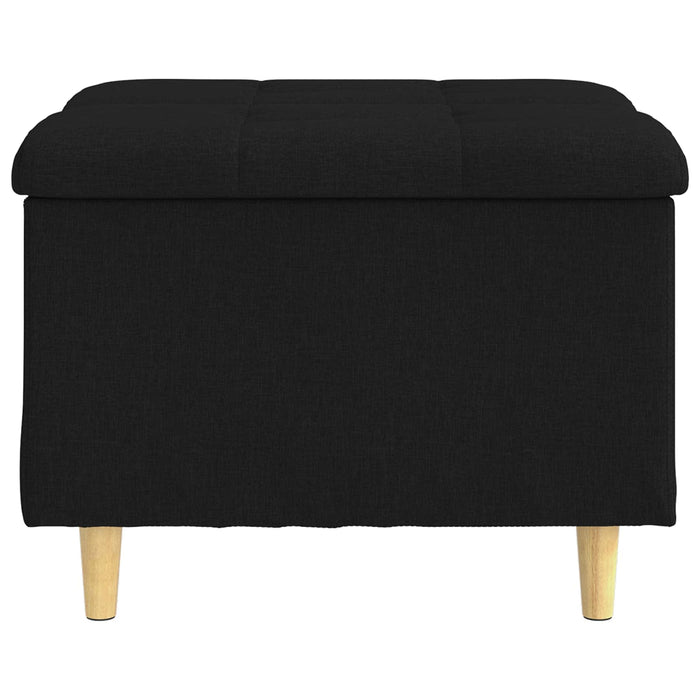 Sgabello Button con cuscino Nero 60 x 60 x 45 cm Tessuto 876820