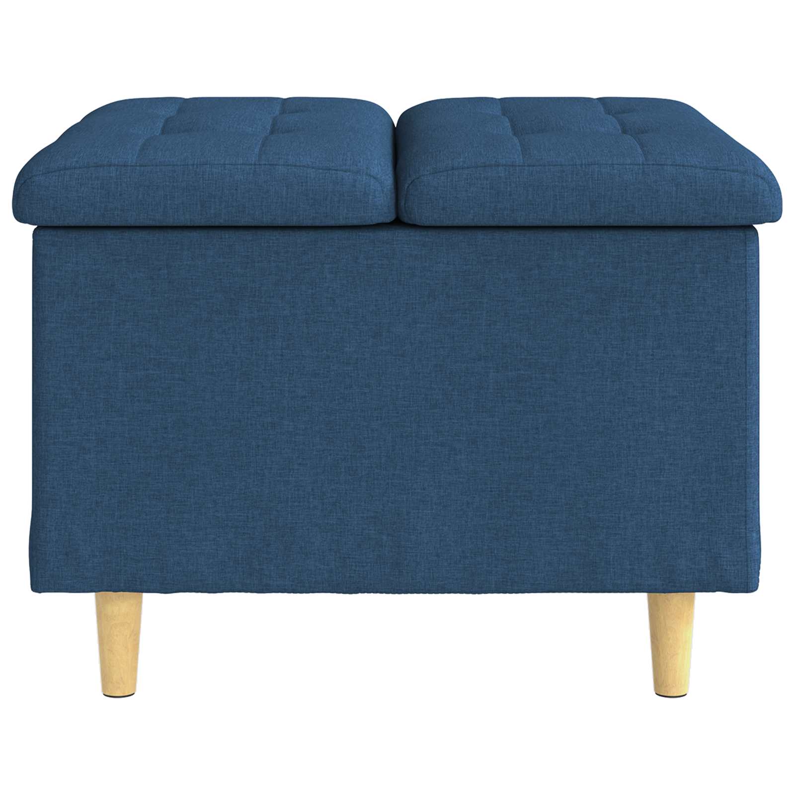 Sgabello Button con cuscino Blu 60 x 60 x 45 cm Tessuto 876823