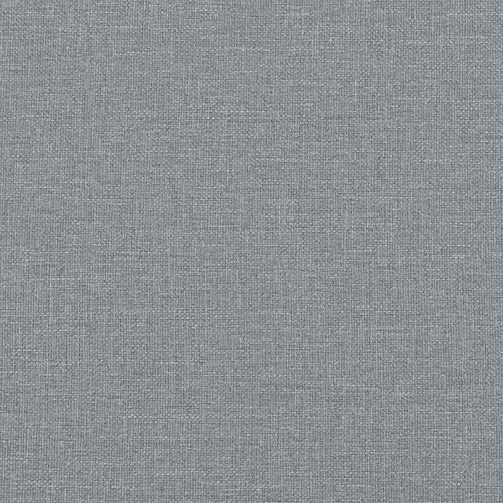 Sgabello Button Grigio chiaro 80 x 80 x 45 cm Tessuto 876833