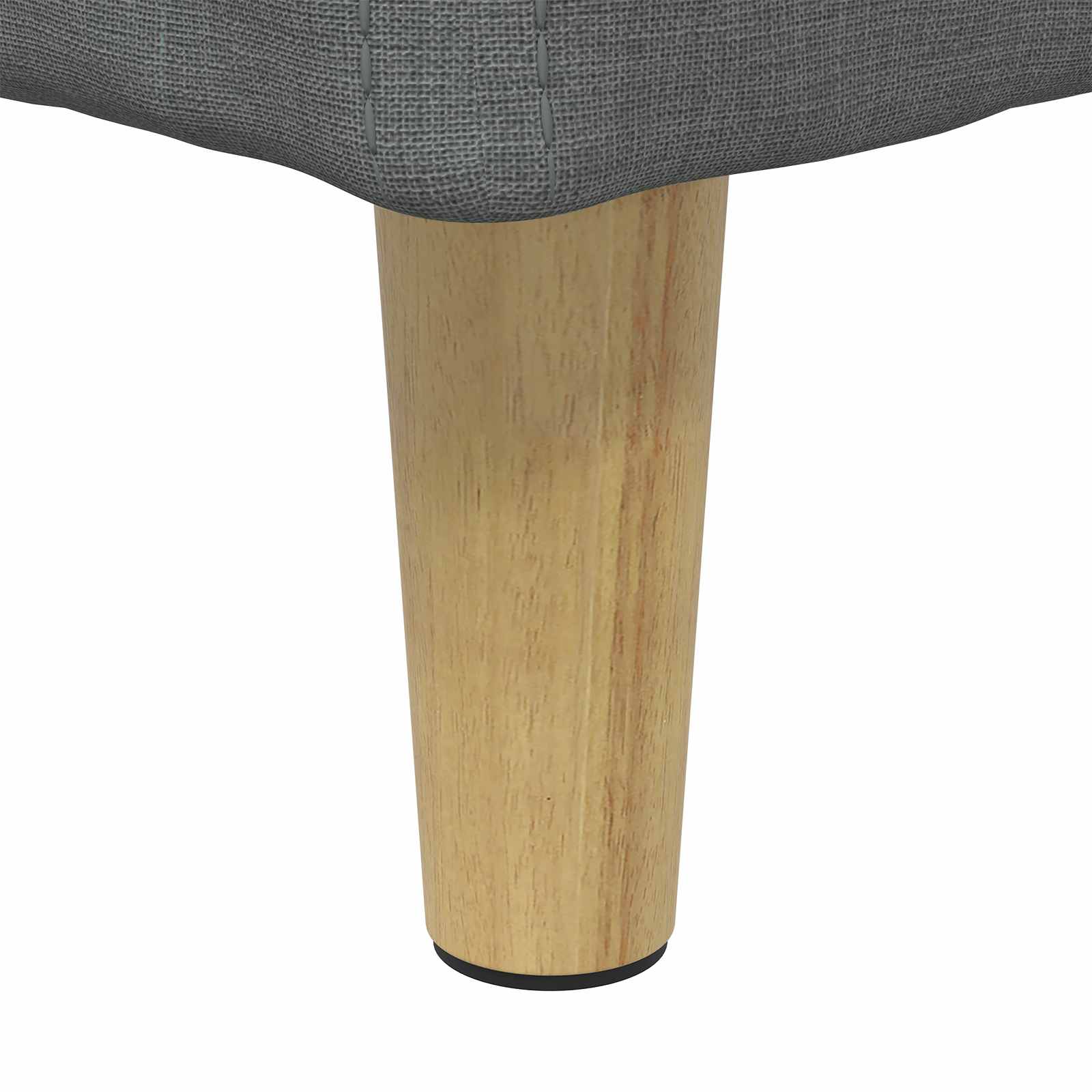 Sgabello Button Grigio scuro 80 x 80 x 45 cm Tessuto 876834