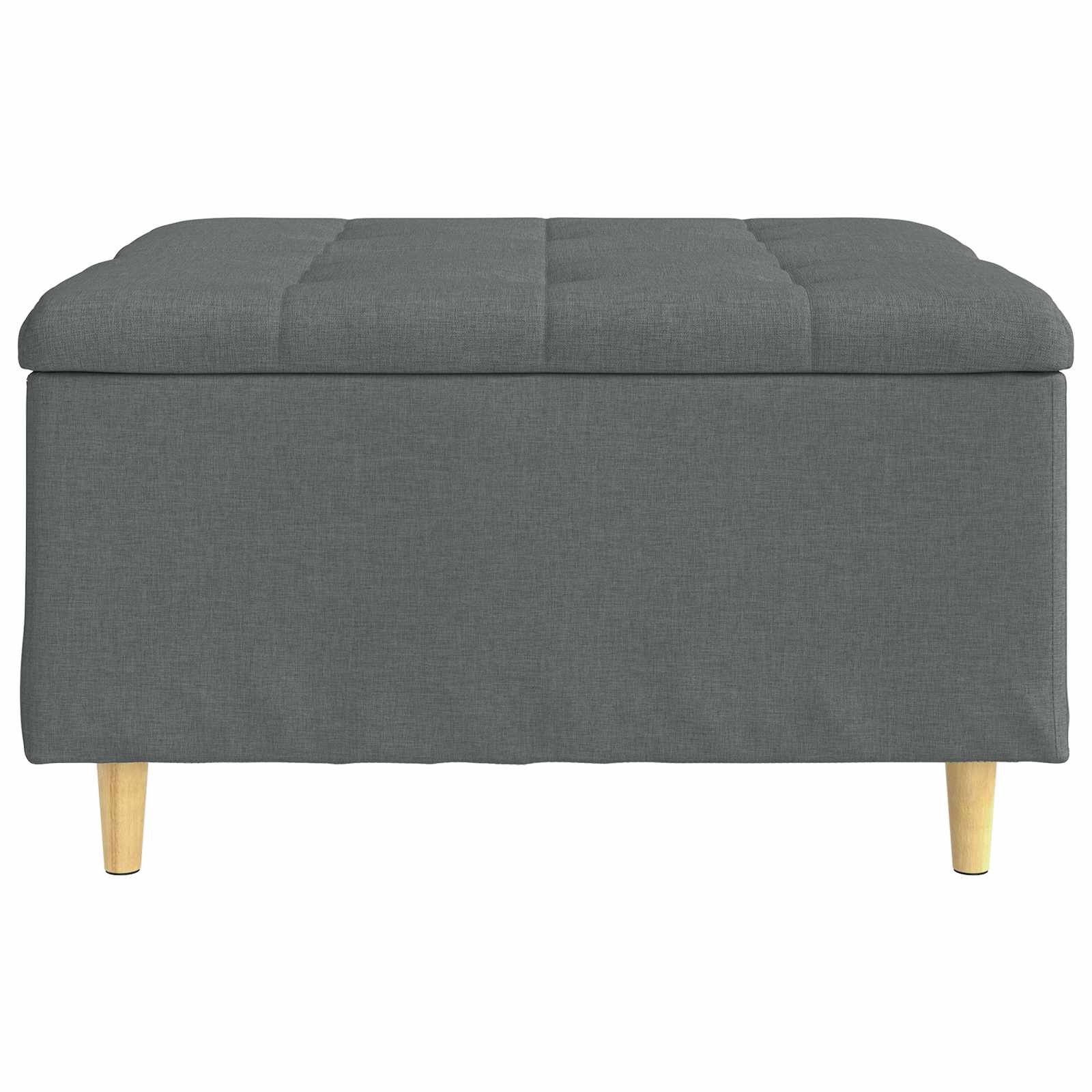 Sgabello Button Grigio scuro 80 x 80 x 45 cm Tessuto 876834