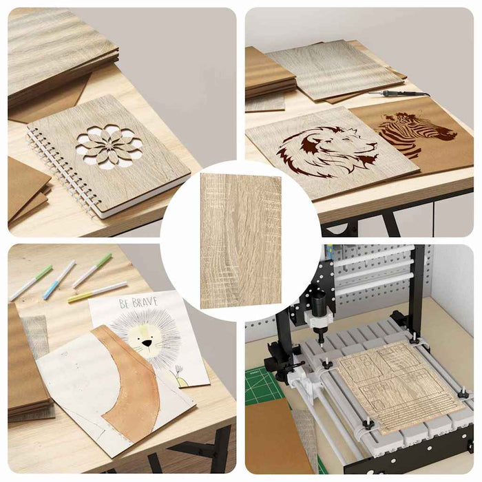 Pannelli decorativi 150 pcs rovere sonoma 15 x 21 x 0.3 cm 885543