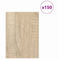 Pannelli decorativi 150 pcs rovere sonoma 15 x 21 x 0.3 cm 885543