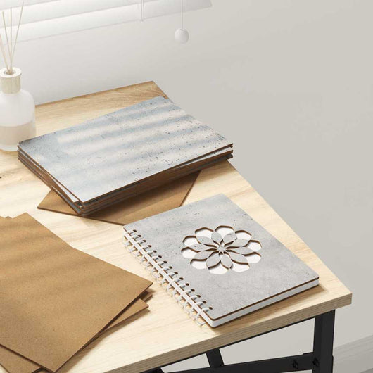 Pannelli decorativi 12 pcs Grigio cemento 15 x 21 x 0.3 cm 885544