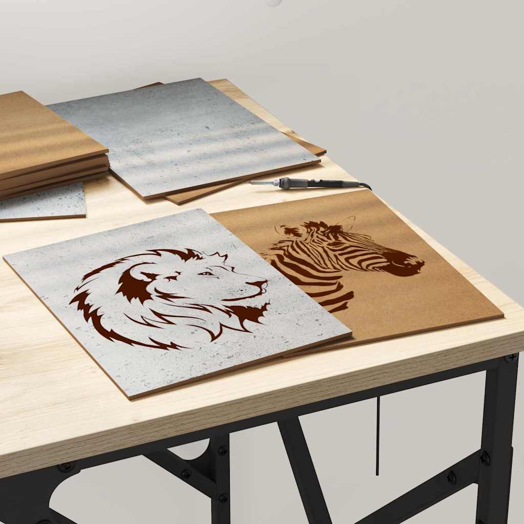 Pannelli decorativi 50 pcs Grigio cemento 15 x 21 x 0.3 cm 885545