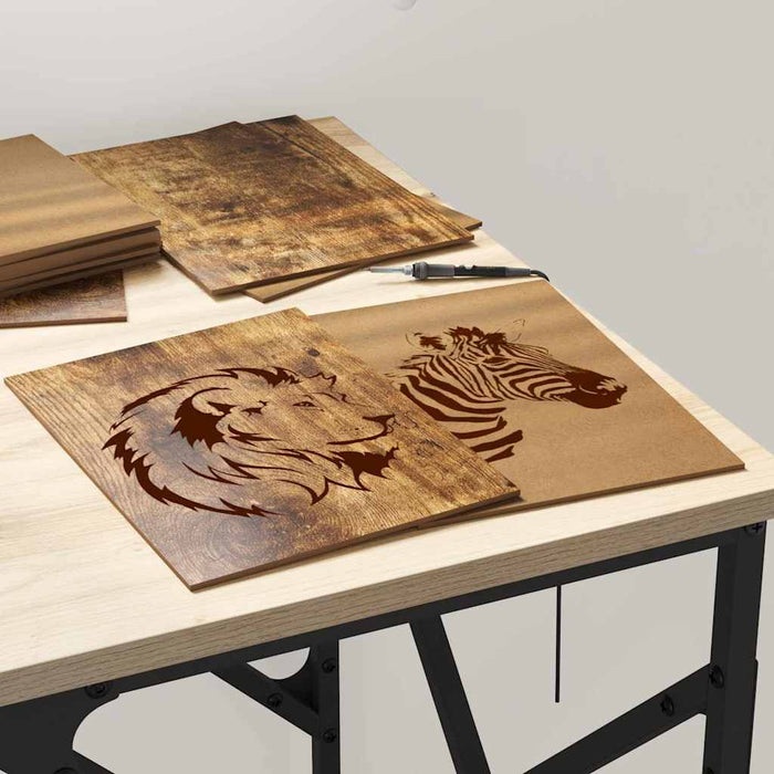 Pannelli decorativi 150 pcs Rovere fumo 15 x 21 x 0.3 cm 885549