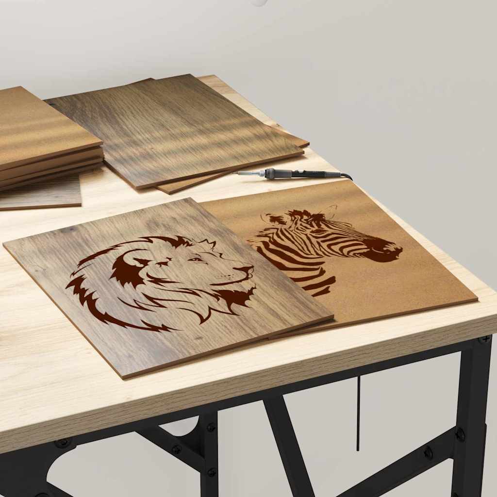 Pannelli decorativi 12 pcs rovere artigianale 15 x 21 x 0.3 cm 885556