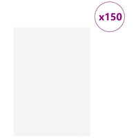 Pannelli decorativi 150 pcs Bianco 21 x 30 x 0.3 cm 885561