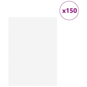 Pannelli decorativi 150 pcs Bianco 21 x 30 x 0.3 cm 885561