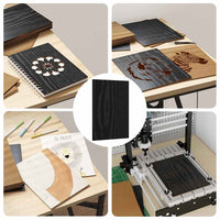 Pannelli decorativi 12 pcs Rovere nero 21 x 30 x 0.3 cm 885562