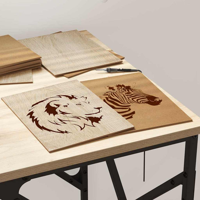 Pannelli decorativi 50 pcs rovere sonoma 21 x 30 x 0.3 cm 885566