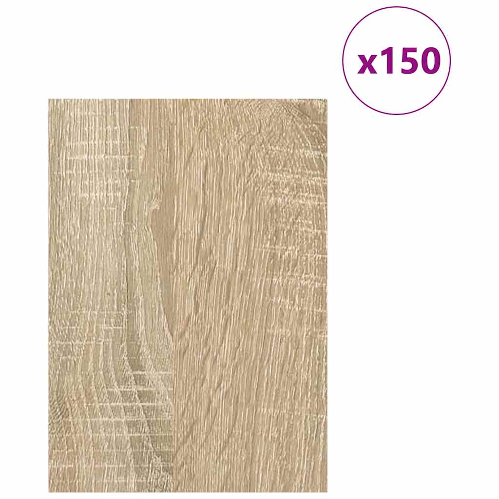 Pannelli decorativi 150 pcs rovere sonoma 21 x 30 x 0.3 cm 885567
