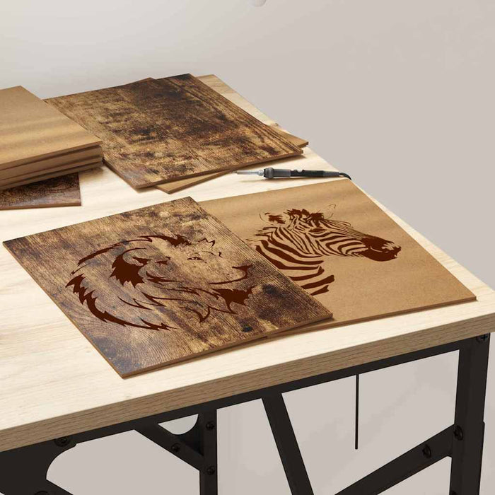 Pannelli decorativi 12 pcs Rovere fumo 21 x 30 x 0.3 cm 885571