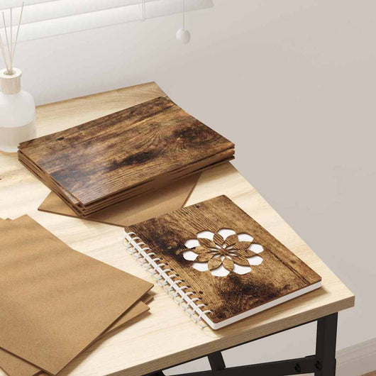 Pannelli decorativi 150 pcs Rovere fumo 21 x 30 x 0.3 cm 885573